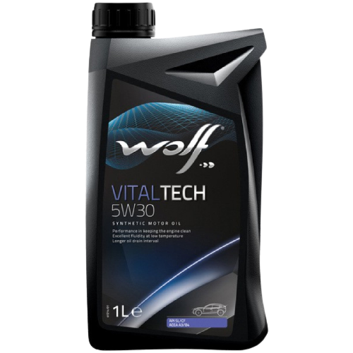 Моторное масло Wolf VitalTech 5W-30, 1л